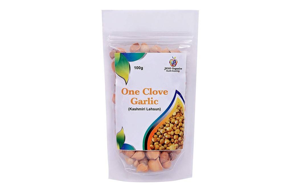 Jioo Organics One Clove Garlic (Kashmiri Lehsun)   Pack  100 grams